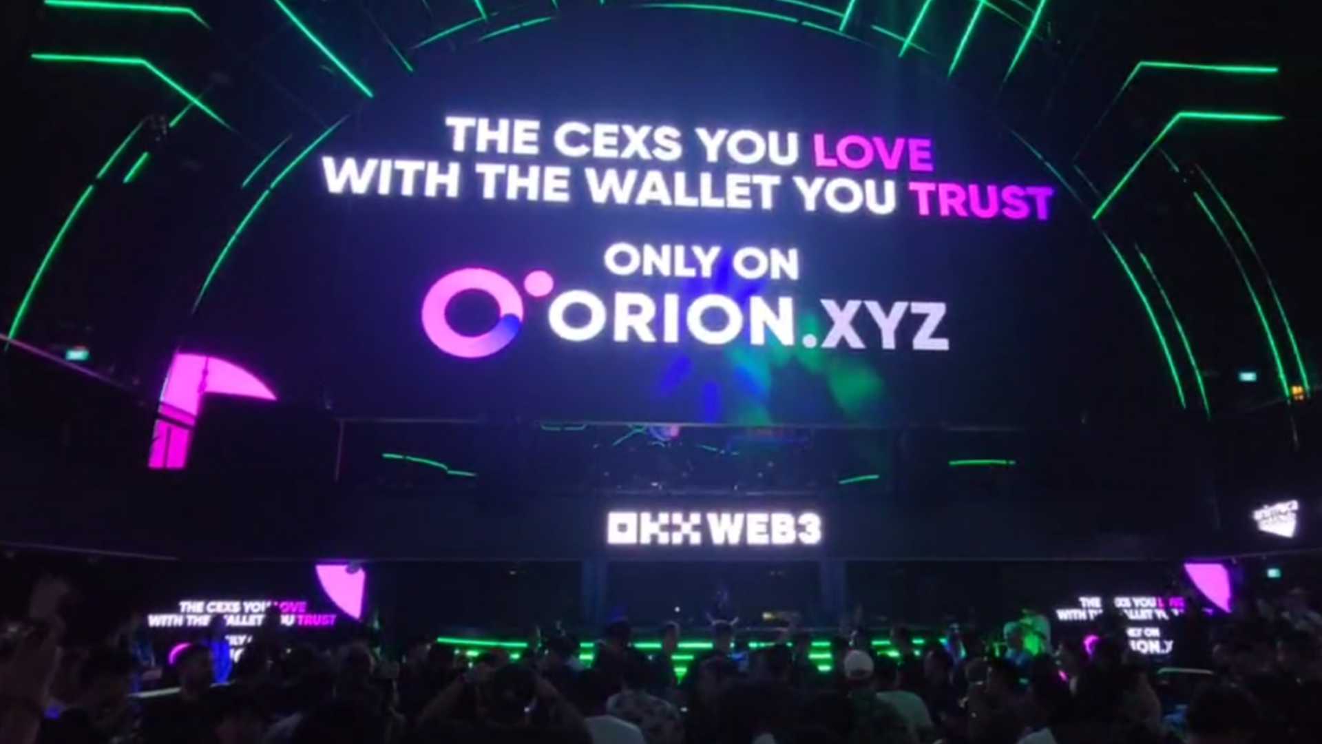Orion sponsors OKX's main event