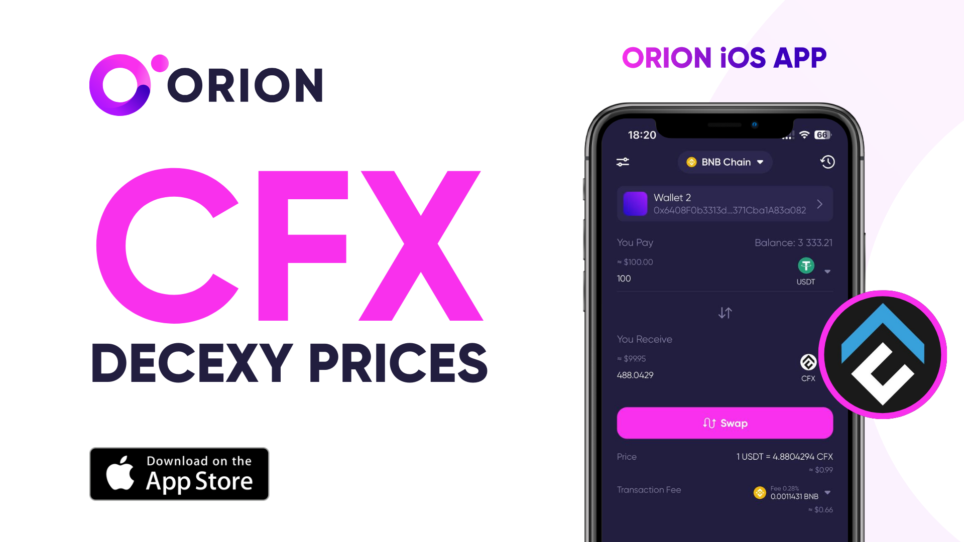 CFX Orion iOS